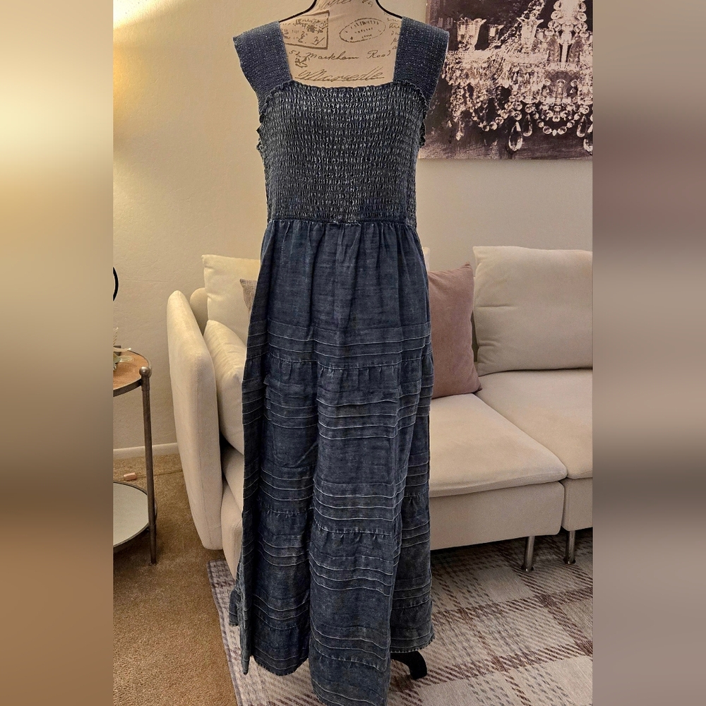 Denim Maxi Dress